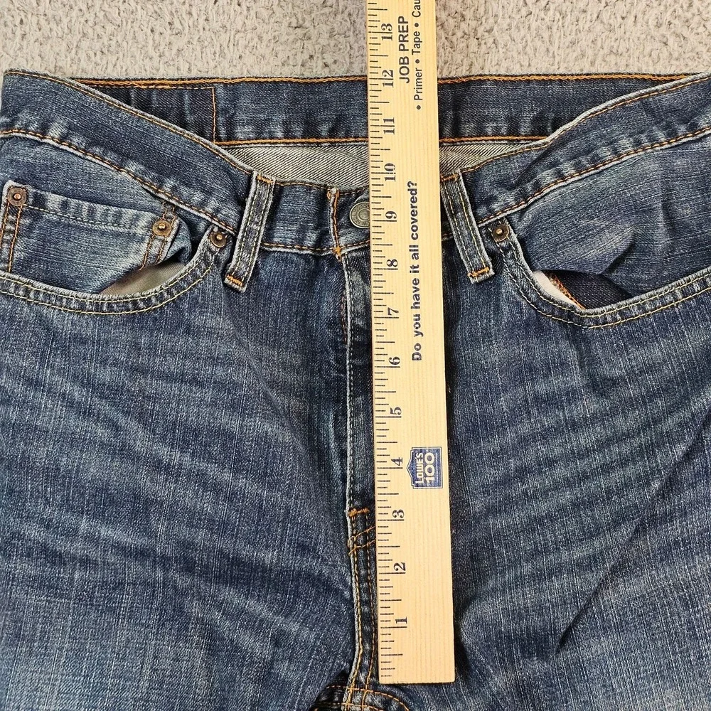 Levis 527 Jeans Mens 32x30 Blue Bootcut Denim Medium Wash Casual Pants